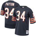 Chicago Bears 1985 Walter Payton Navy Throwback Retired Player Football Jersey