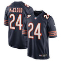 Chicago Bears Nick McCloud Navy Team Game Football Jersey