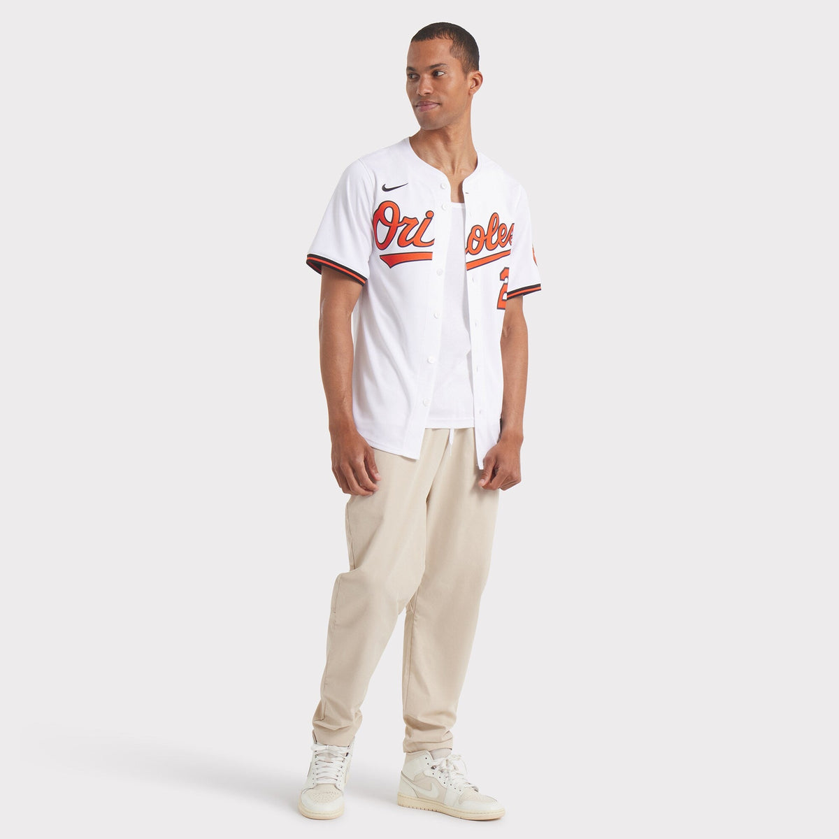 Baltimore Orioles Gunnar Henderson White Home Limited Player Baseball Jersey