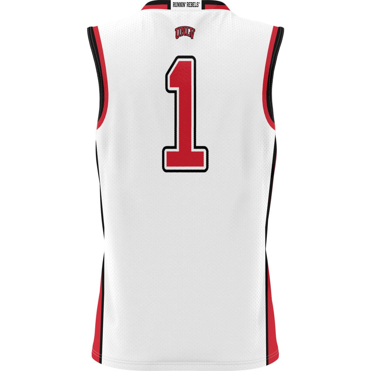 #1 UNLV Rebels Lightweight Basketball Jersey - White