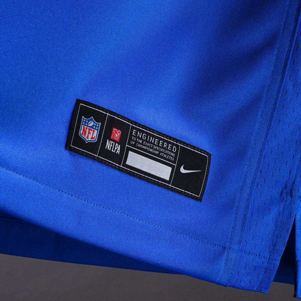Los Angeles Rams Royal Custom Game Football Jersey