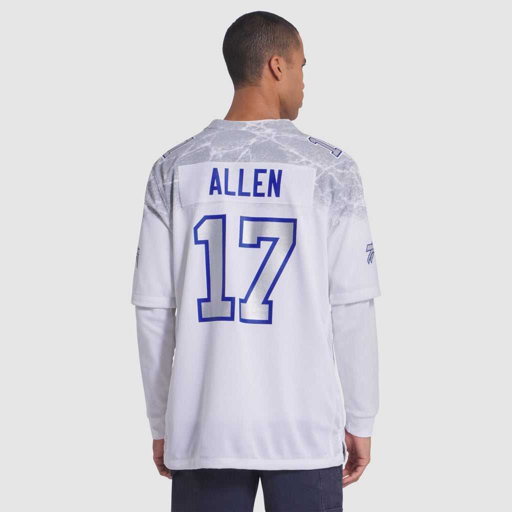Buffalo Bills Josh Allen White 2025 Rivalries Collection Game Football Jersey