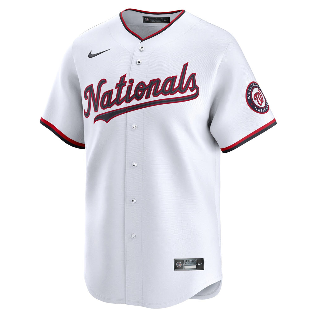 Washington Nationals James Wood White Home Limited Baseball Jersey