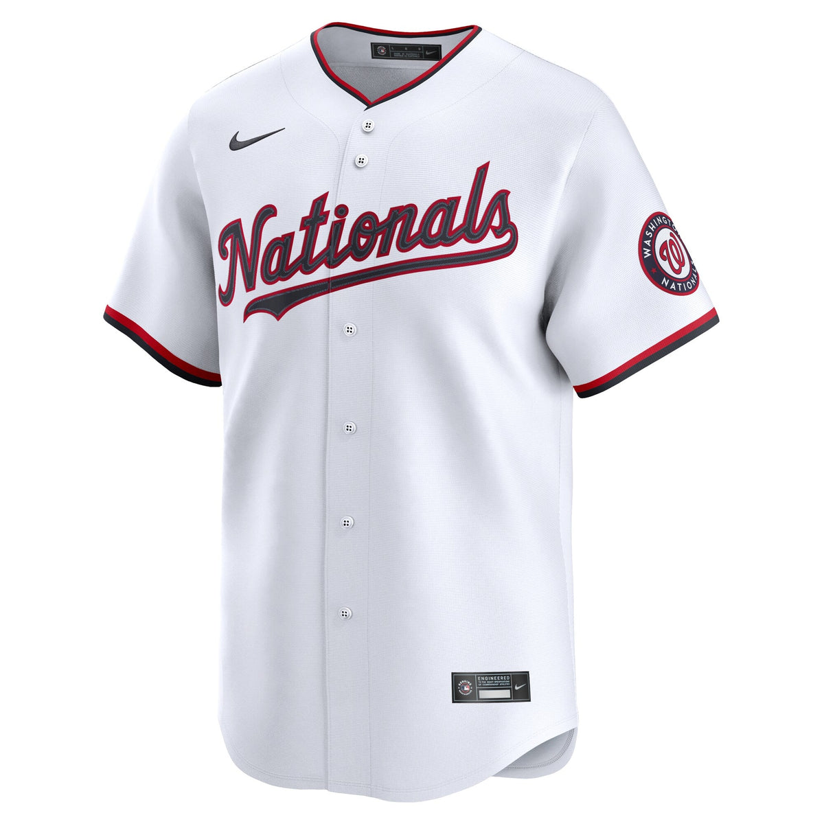 Washington Nationals James Wood White Home Limited Baseball Jersey
