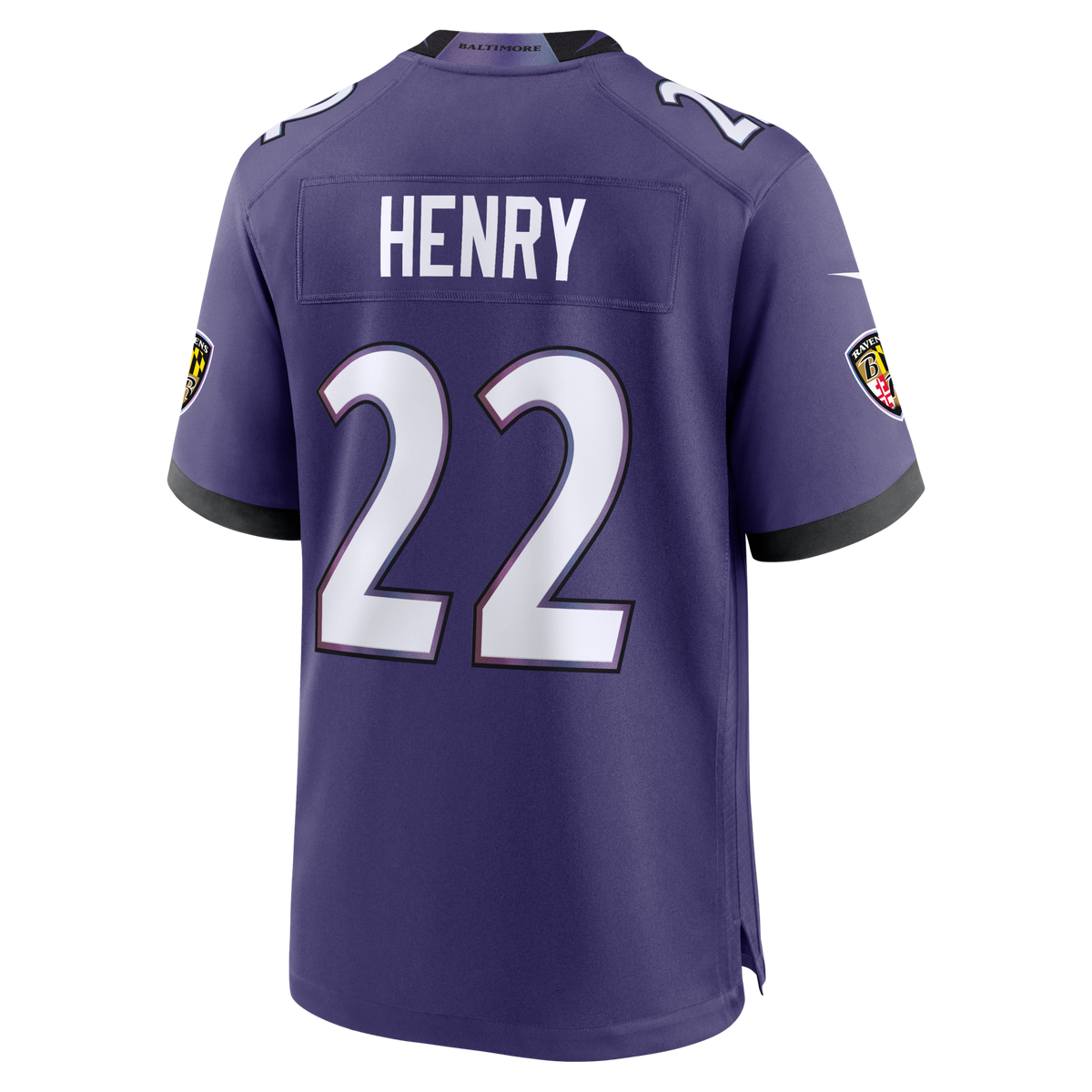 Baltimore Ravens Derrick Henry Purple Team Game Football Jersey
