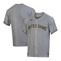 Gray Notre Dame Fighting Irish Replica Baseball Jersey
