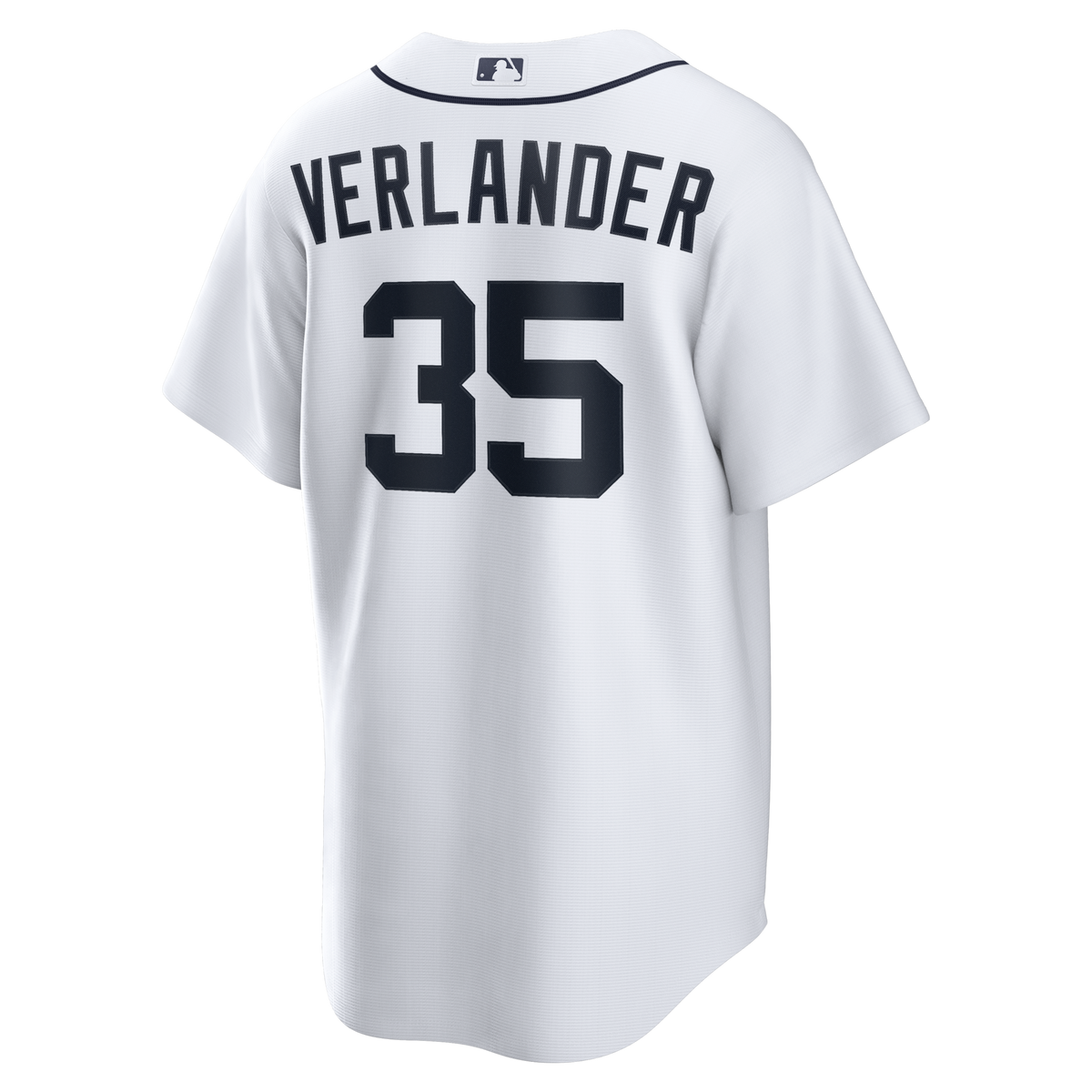 Detroit Tigers Justin Verlander White Home Replica Baseball Jersey