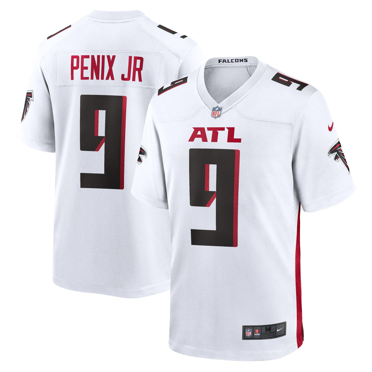 Atlanta Falcons Michael Penix Jr. White Game Football Jersey