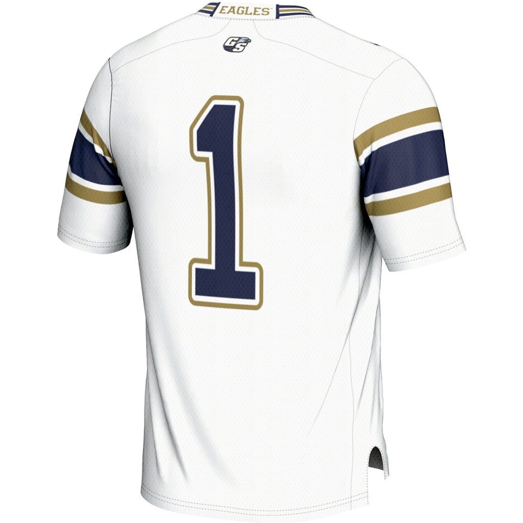 #1 Georgia Southern Eagles Endzone Football Jersey - White