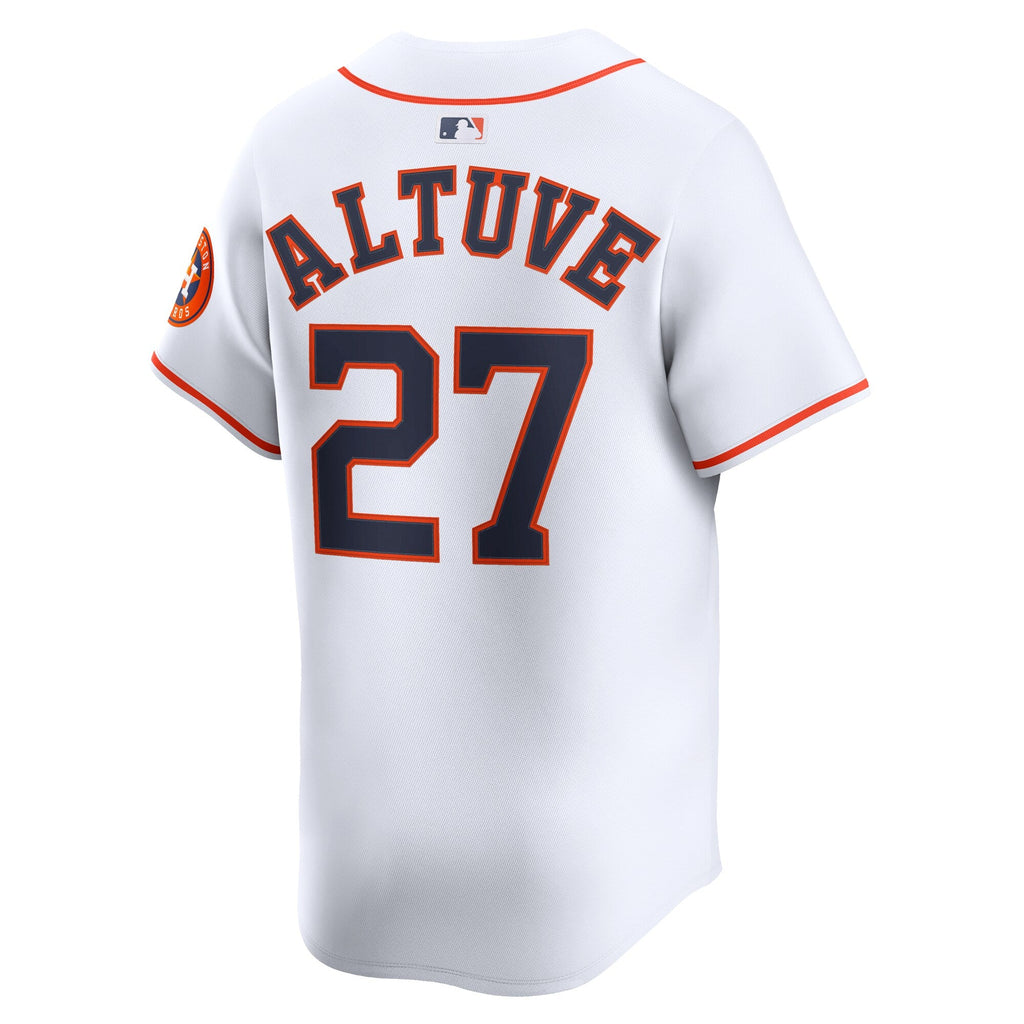 Houston Astros Jose Altuve White Home Limited Player Baseball Jersey