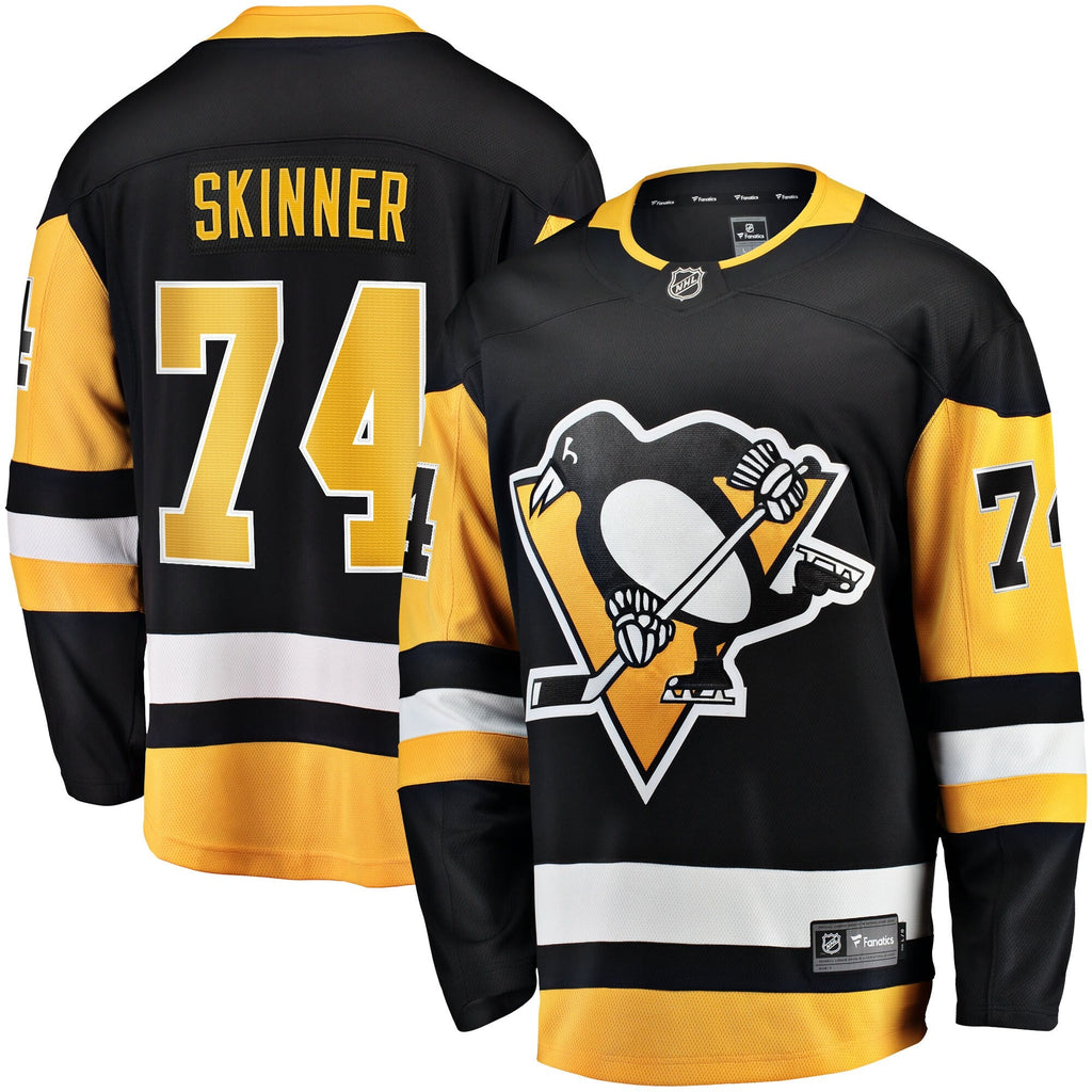 Pittsburgh Penguins Stuart Skinner Black Home Breakaway Hockey Jersey