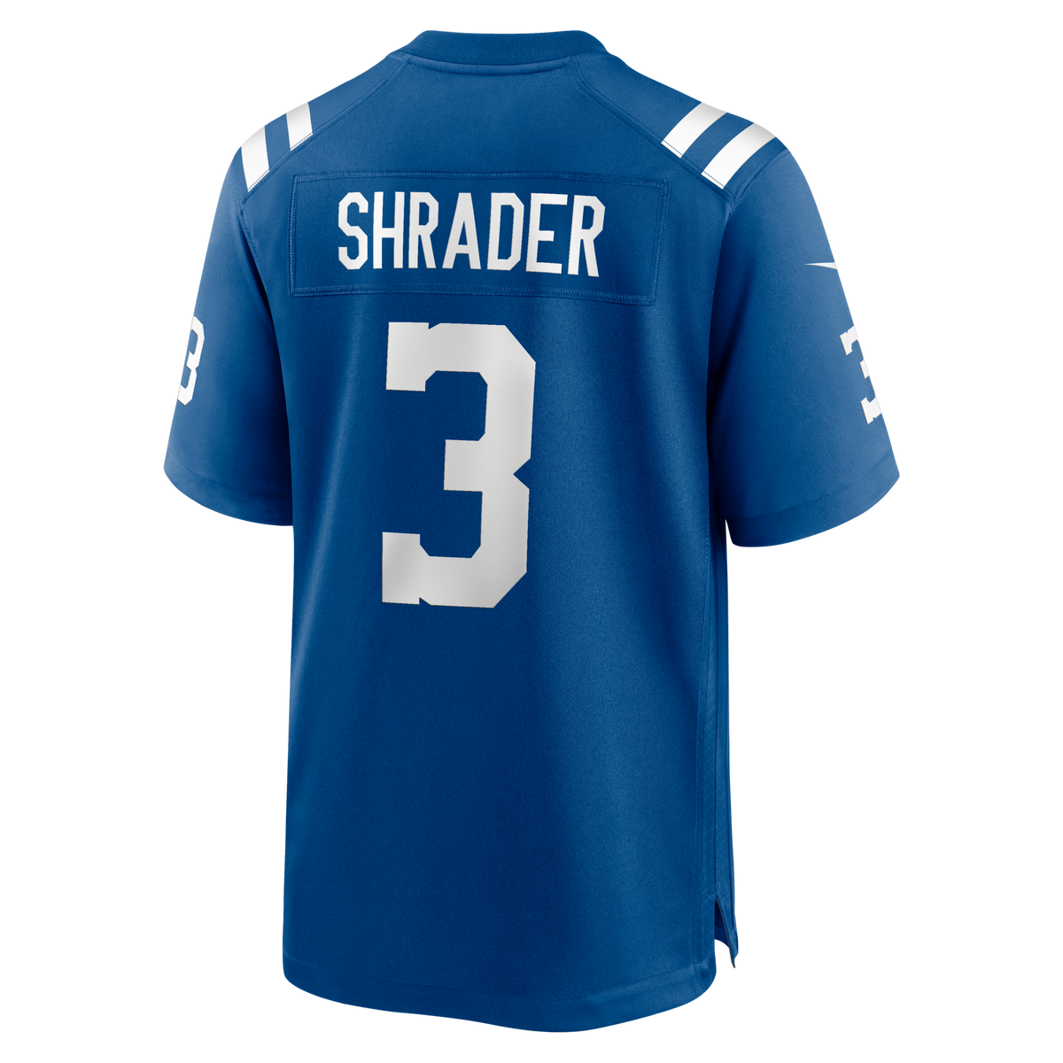 Indianapolis Colts Spencer Shrader Royal Team Game Football Jersey