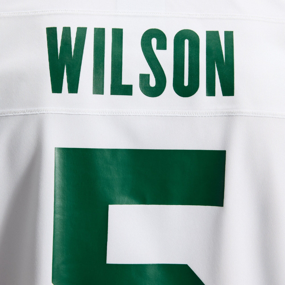 New York Jets Garrett Wilson Legacy White Game Football Jersey