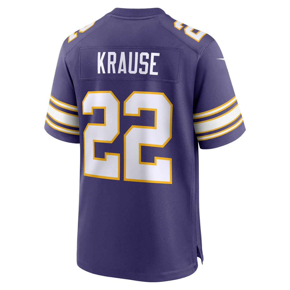 Minnesota Vikings Paul Krause Purple Retired Player Alternate Game Football Jersey