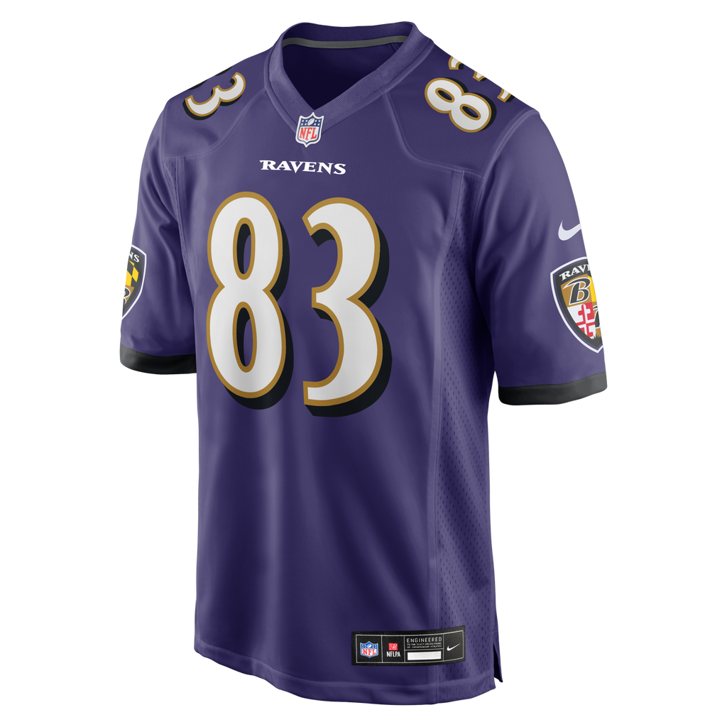Baltimore Ravens LaJohntay Wester Purple Team Game Football Jersey