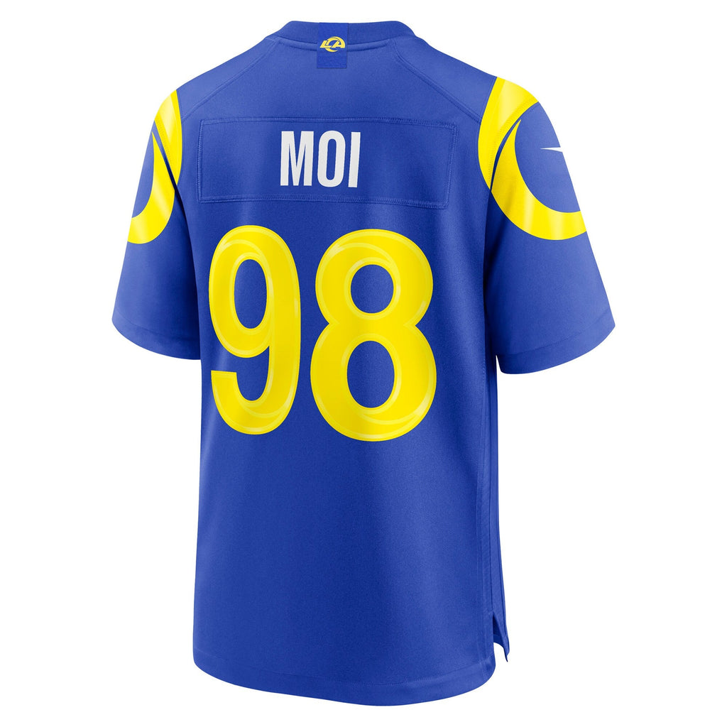 Los Angeles Rams Jaxson Moi Royal Game Football Jersey