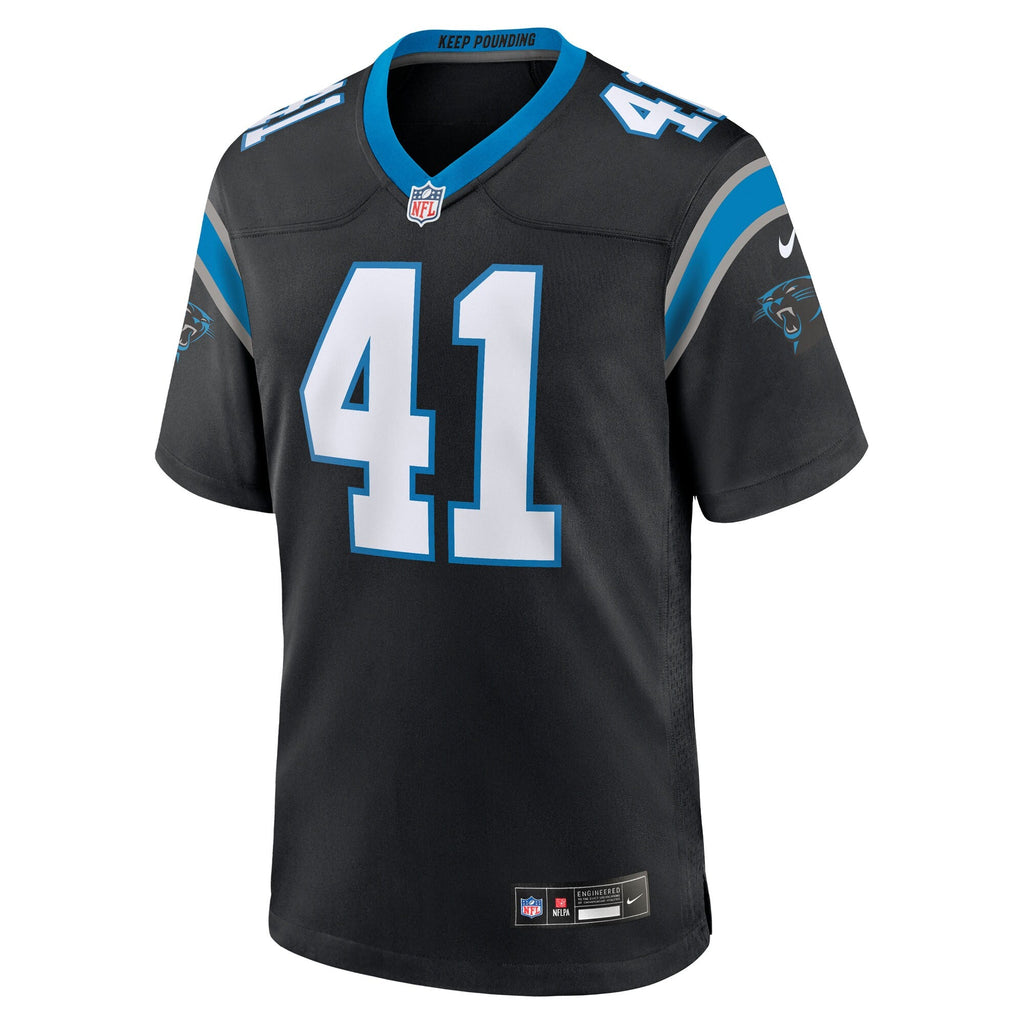 Carolina Panthers Jacoby Windmon Black Team Game Football Jersey