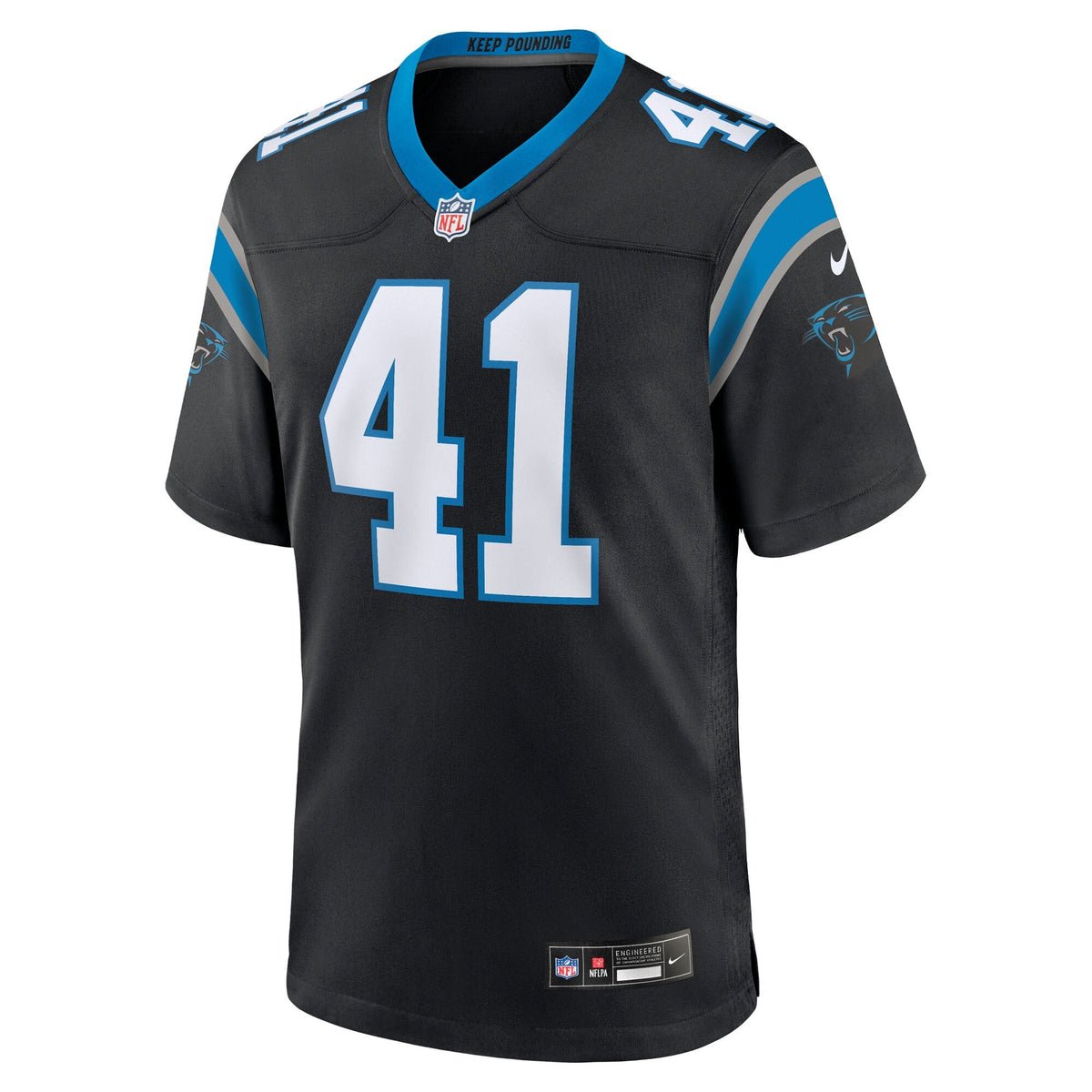 Carolina Panthers Jacoby Windmon Black Team Game Football Jersey