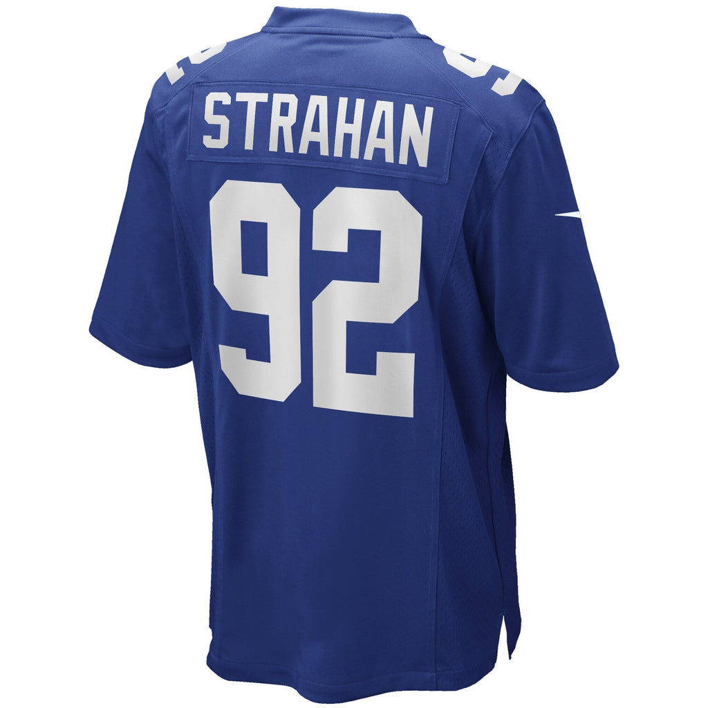 New York Giants Michael Strahan Royal Game Retired Player Football Jersey