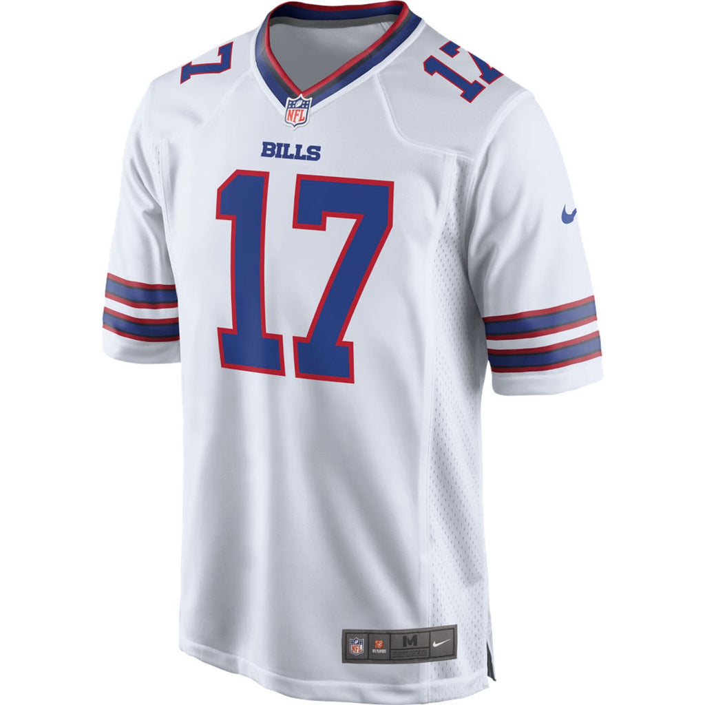 Buffalo Bills Josh Allen White Game Player Football Jersey