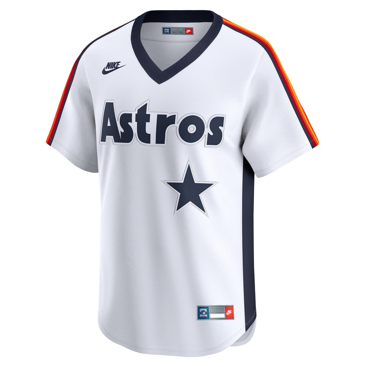 Houston Astros Nolan Ryan White Throwback Cooperstown Collection Limited Baseball Jersey