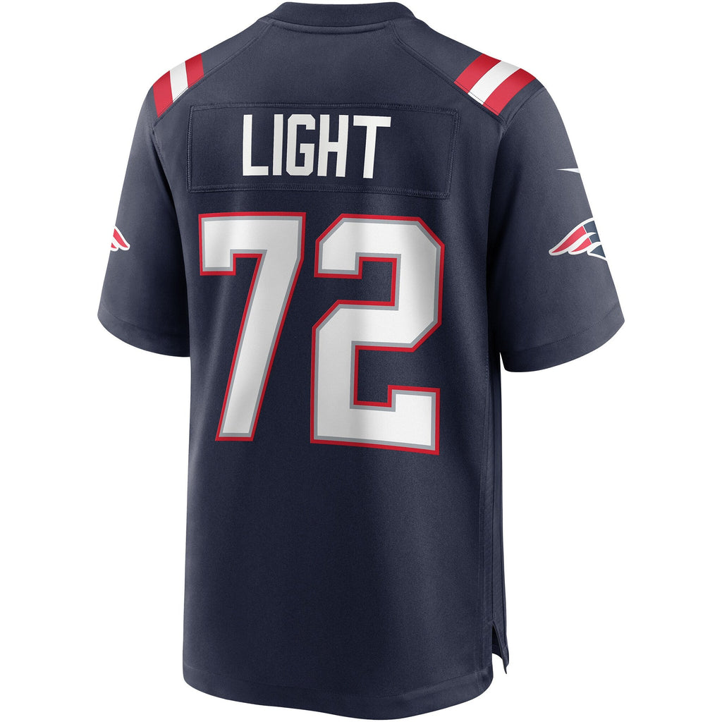 New England Patriots Matt Light Navy Game Retired Player Football Jersey