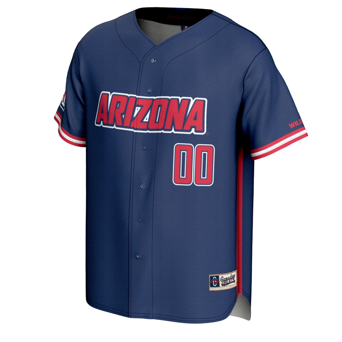 Arizona Wildcats NIL Pick-A-Player Lightweight Baseball Jersey - Navy