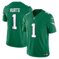Philadelphia Eagles Jalen Hurts Kelly Green Alternate Vapor F.U.S.E. Stitched Limited Football Jersey