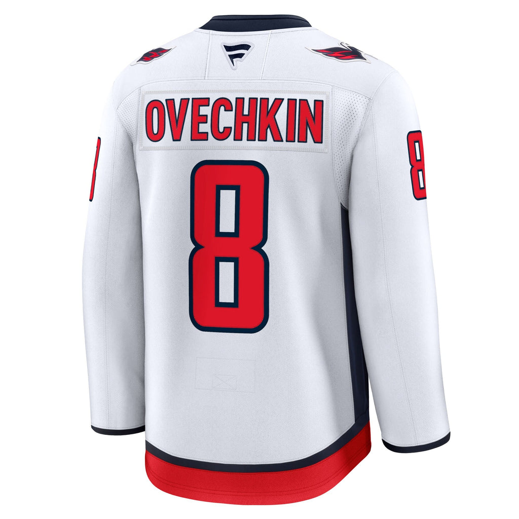 Washington Capitals Alexander Ovechkin White Away Premium Jersey