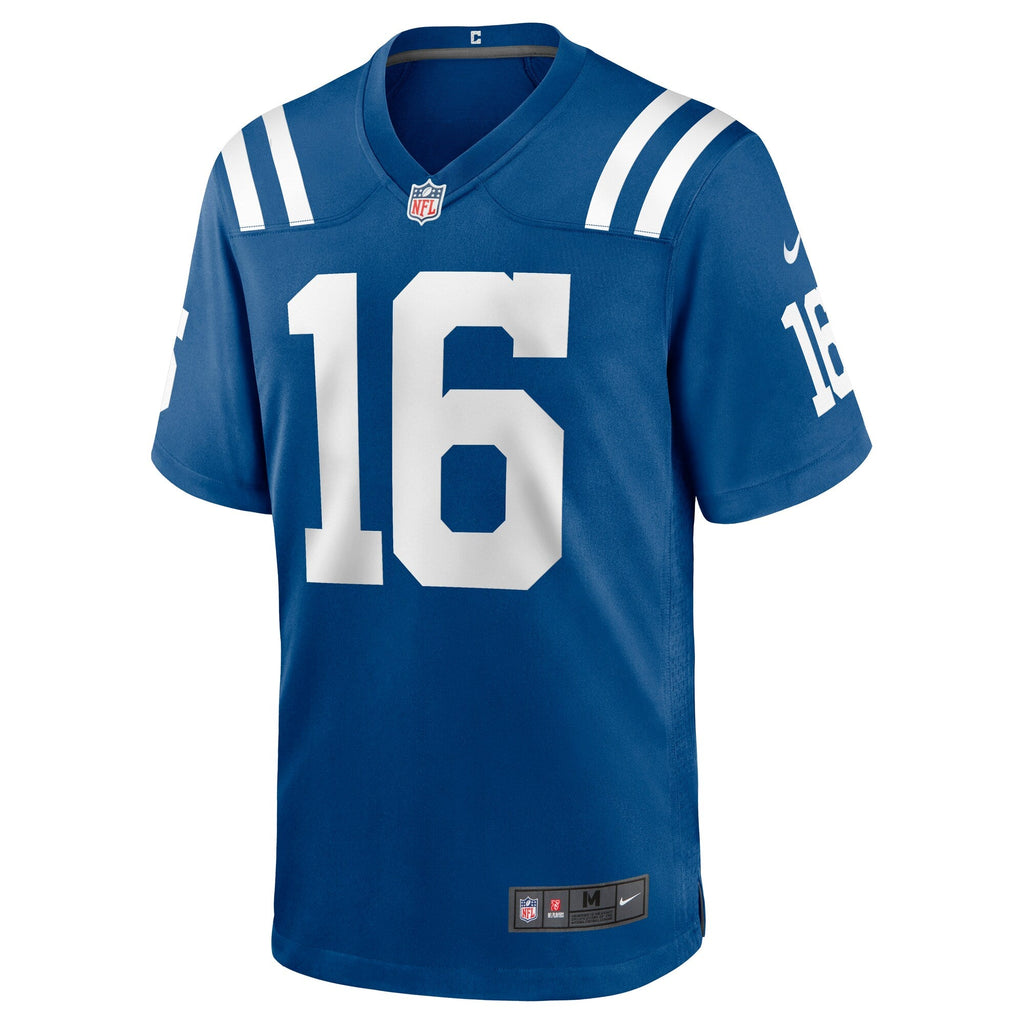 Indianapolis Colts Ashton Dulin Royal Game Football Jersey