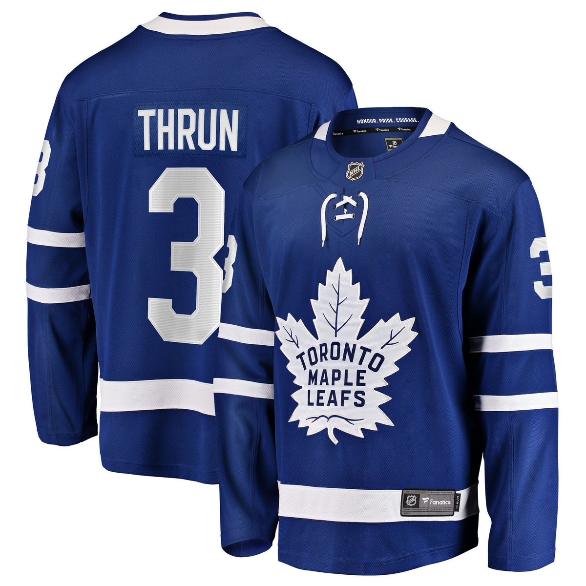 Toronto Maple Leafs Henry Thrun Blue Home Breakaway Hockey Jersey