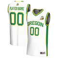 Oregon Ducks Lightweight Collegiate Basketball NIL Pick-A-Player Fashion Jersey - White