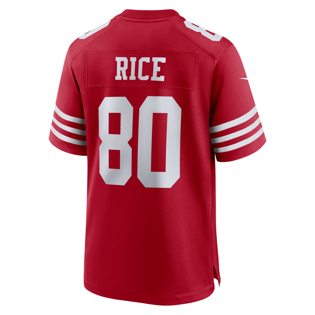 San Francisco 49ers Jerry Rice Scarlet Retired Game Player Football Jersey