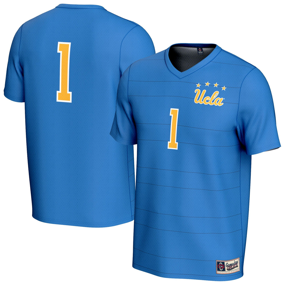 #1 Blue UCLA Bruins Collegiate Soccer Fashion Jersey
