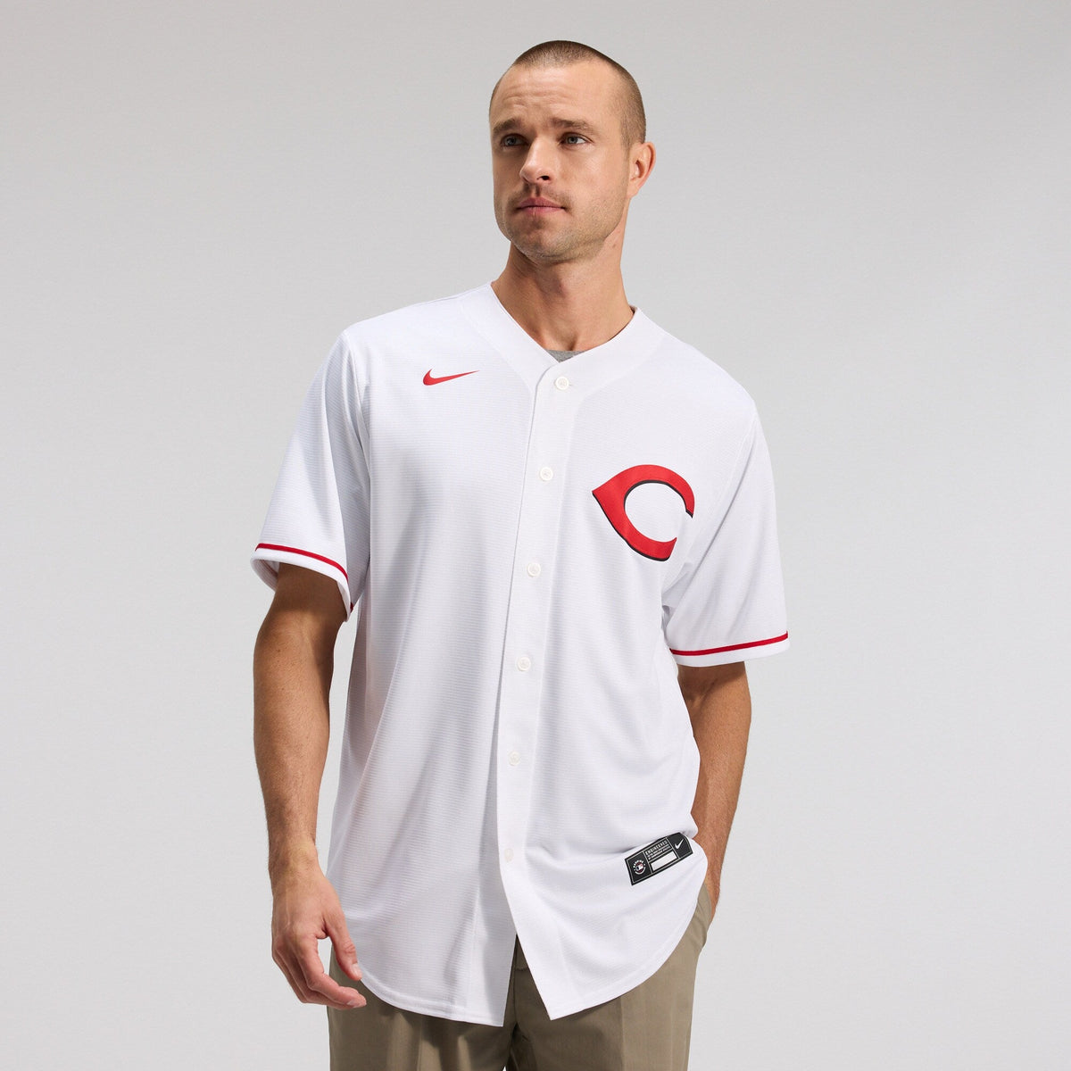 Cincinnati Reds Elly De La Cruz White Alternate 2 Replica Baseball Jersey