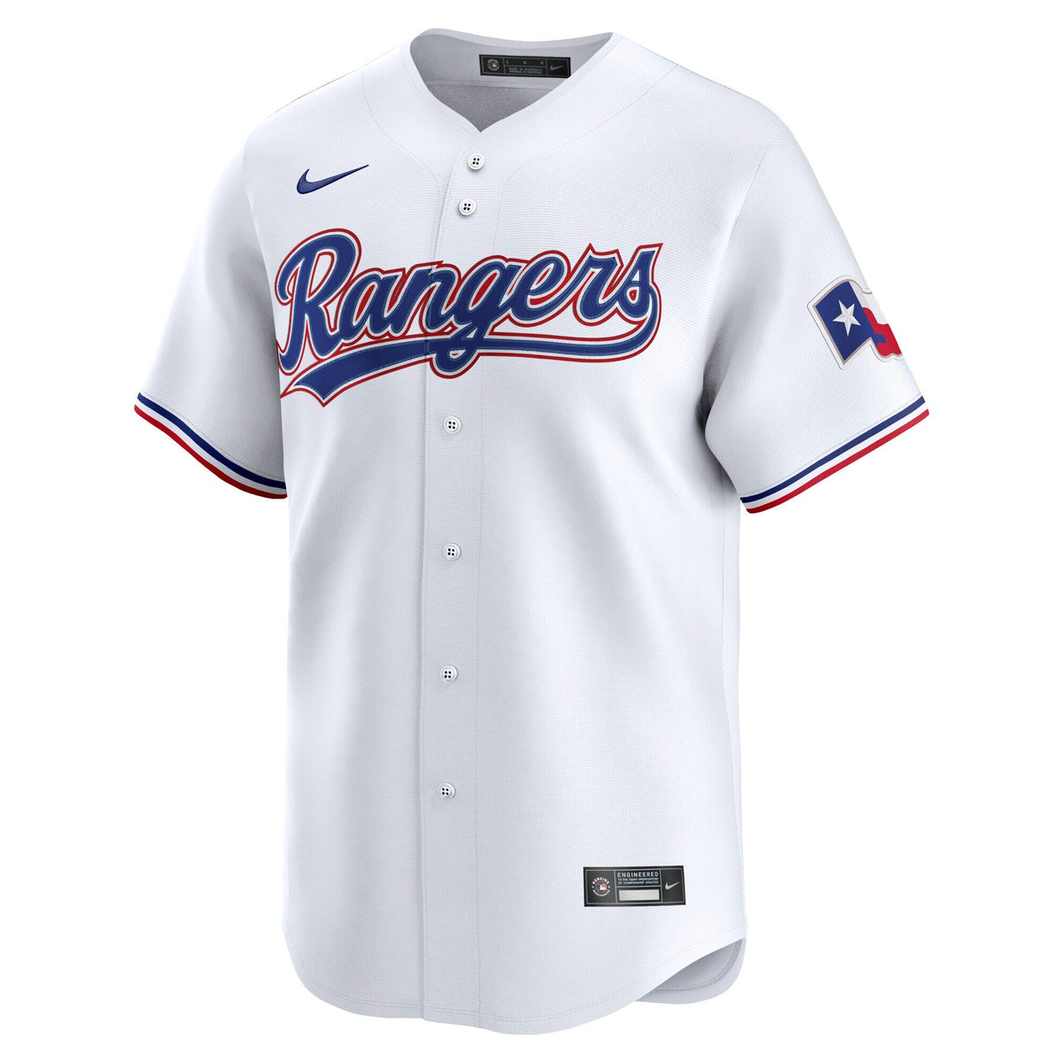 Texas Rangers White Home Limited Baseball Jersey
