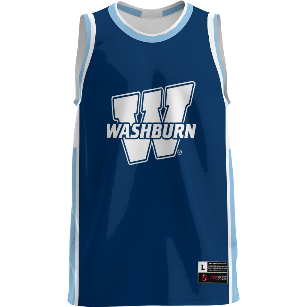 Washburn Ichabods Lightweight Basketball Jersey - Blue