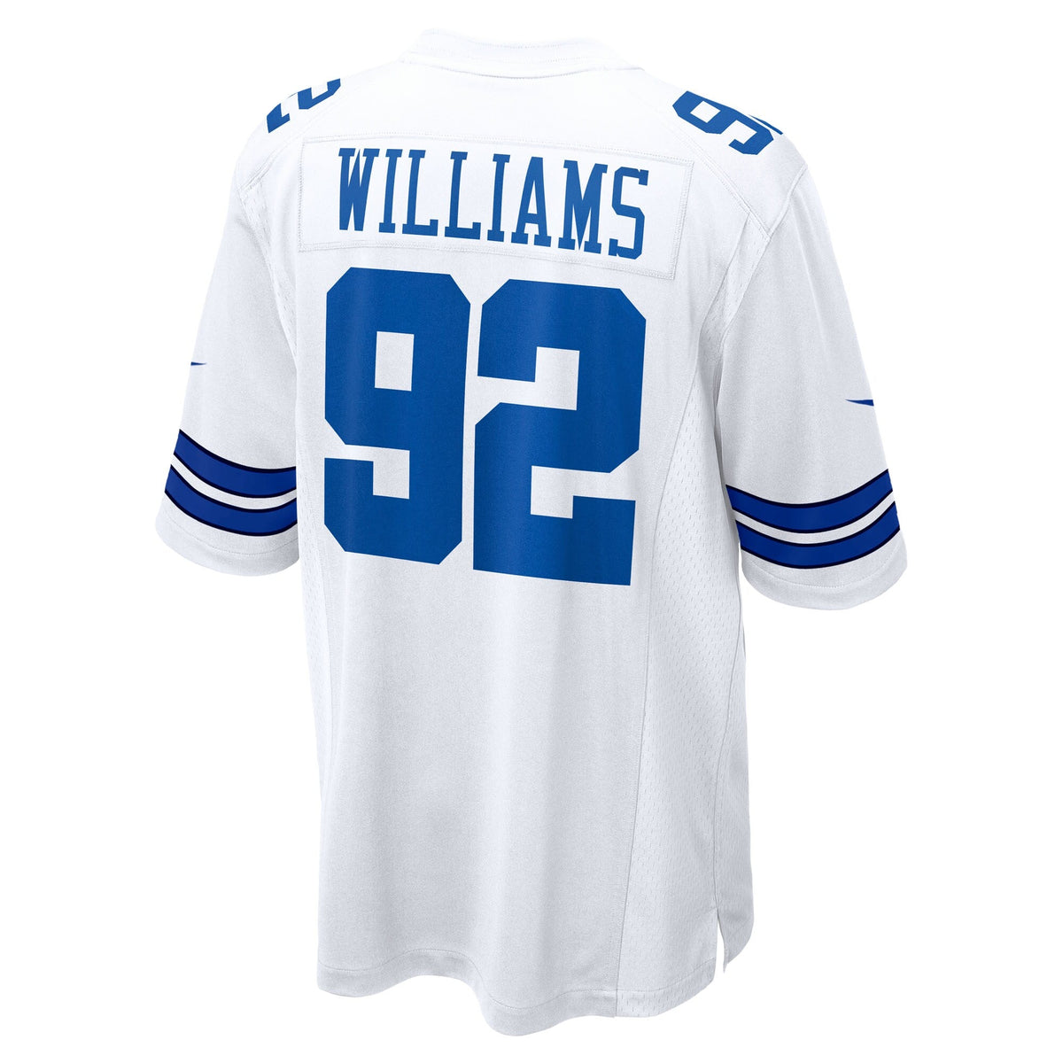 Dallas Cowboys Quinnen Williams White Game Football Jersey