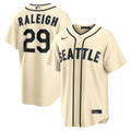 Seattle Mariners Cal Raleigh Cream Alternate Replica Baseball Jersey