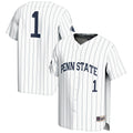 #1 White Penn State Nittany Lions Lightweight Baseball Fashion Jersey