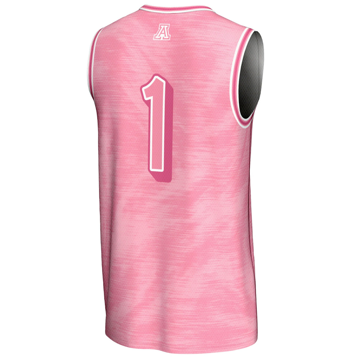#1 Arizona Wildcats Lightweight Basketball Fashion Jersey - Pink