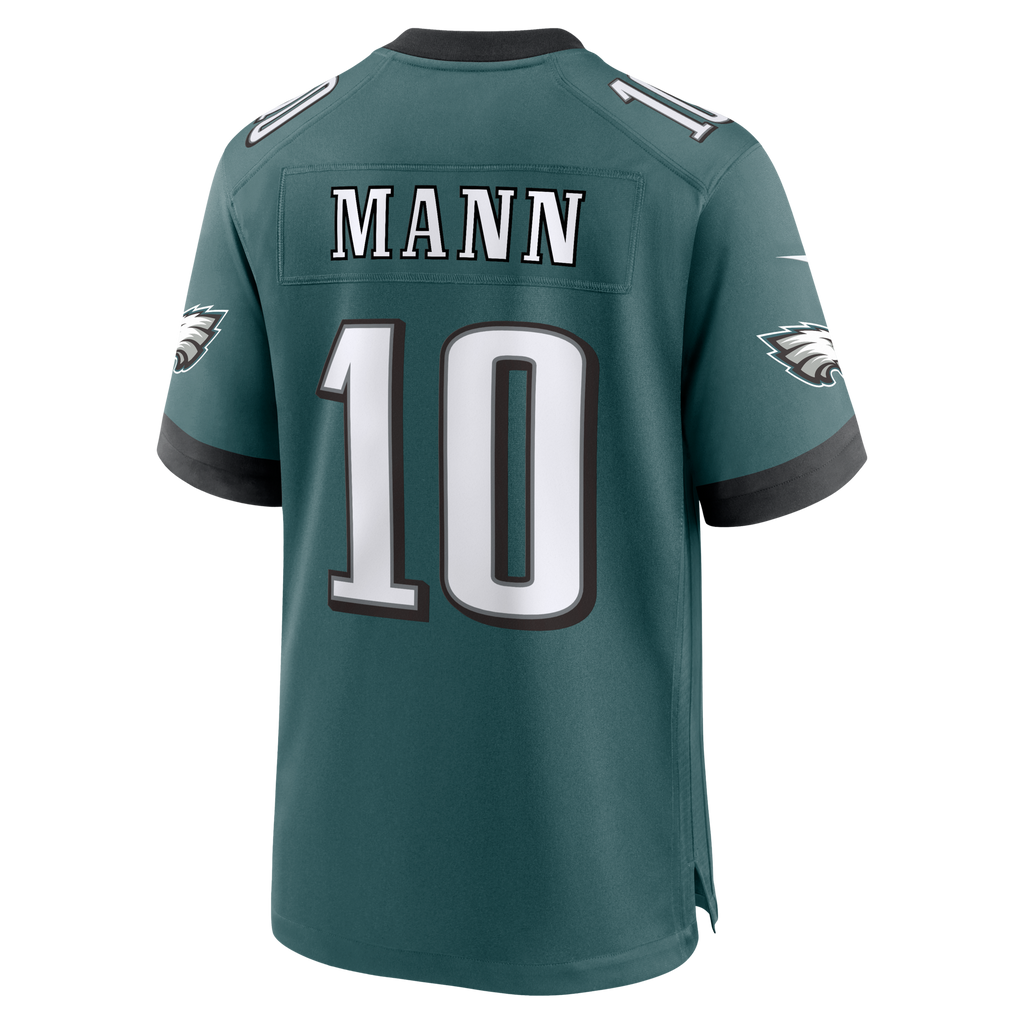 Philadelphia Eagles Braden Mann Midnight Green Team Game Football Jersey