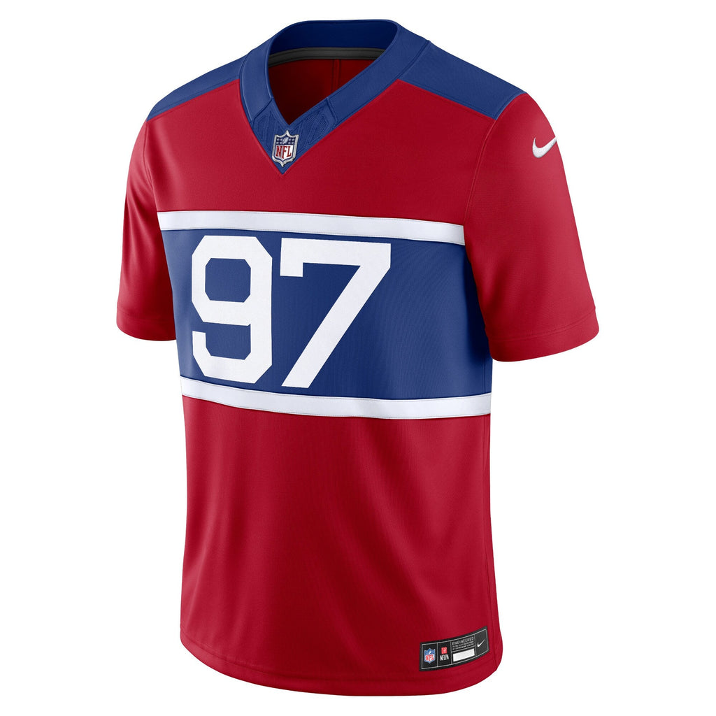 New York Giants Dexter Lawrence II Century Red Alternate Vapor F.U.S.E. Limited Football Jersey