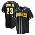 San Diego Padres Fernando Tatis Jr. Fashion Replica Black Out Baseball Jersey