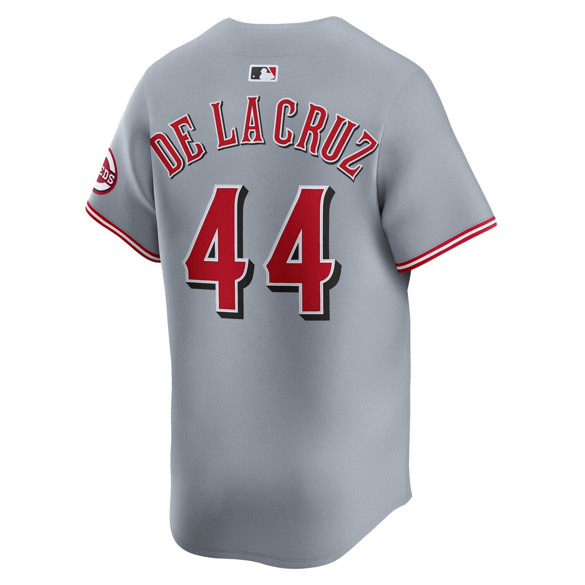 Cincinnati Reds Elly De La Cruz Gray Road Limited Player Baseball Jersey