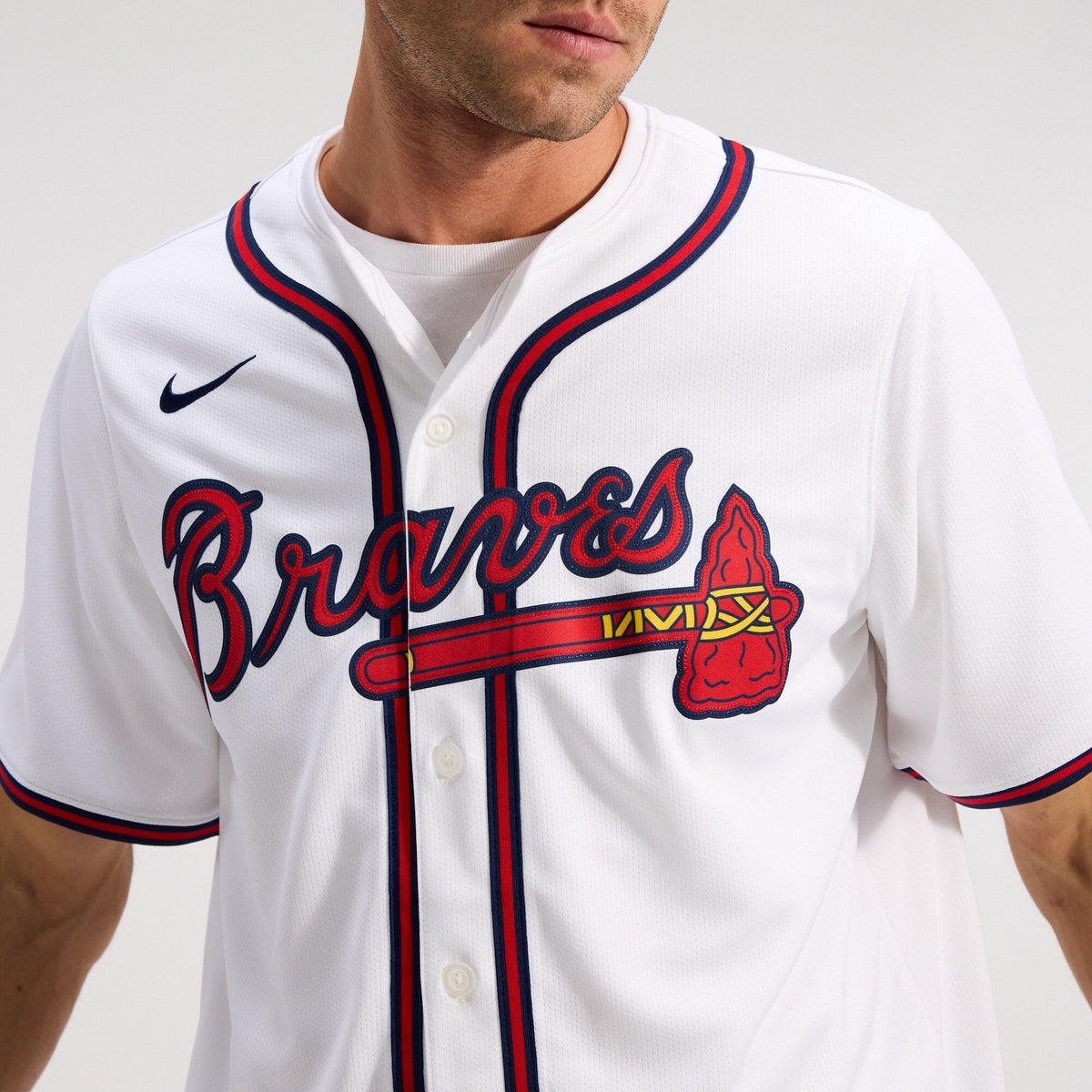 Atlanta Braves White Home Limited Baseball Jersey