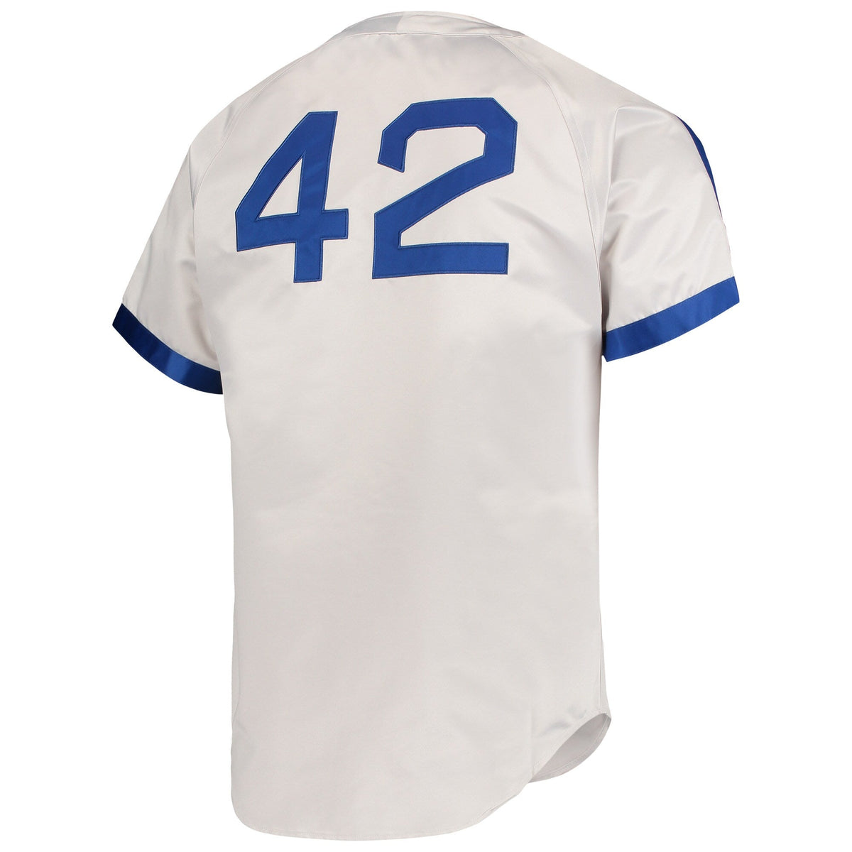 Brooklyn Dodgers Jackie Robinson Gray Cooperstown Collection Baseball Jersey
