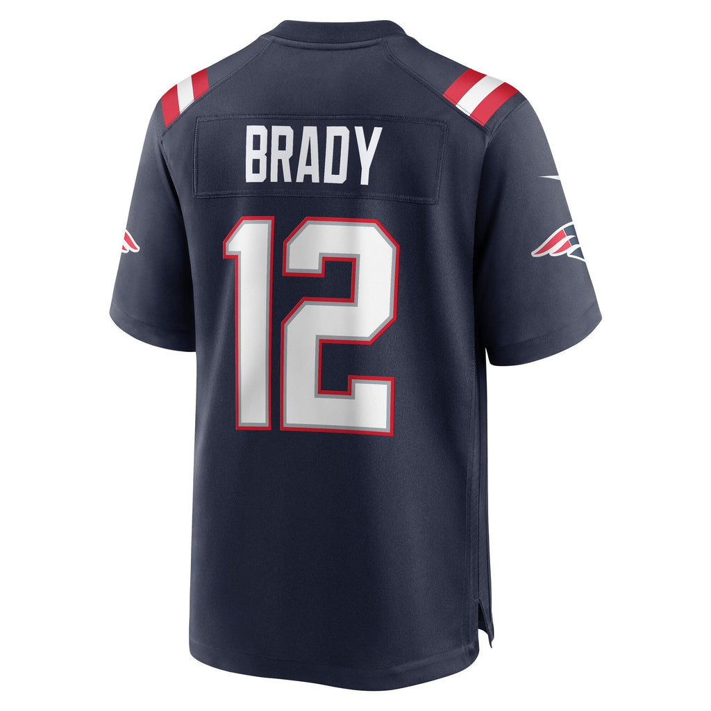 New England Patriots Navy Game Retired Player Football Jersey