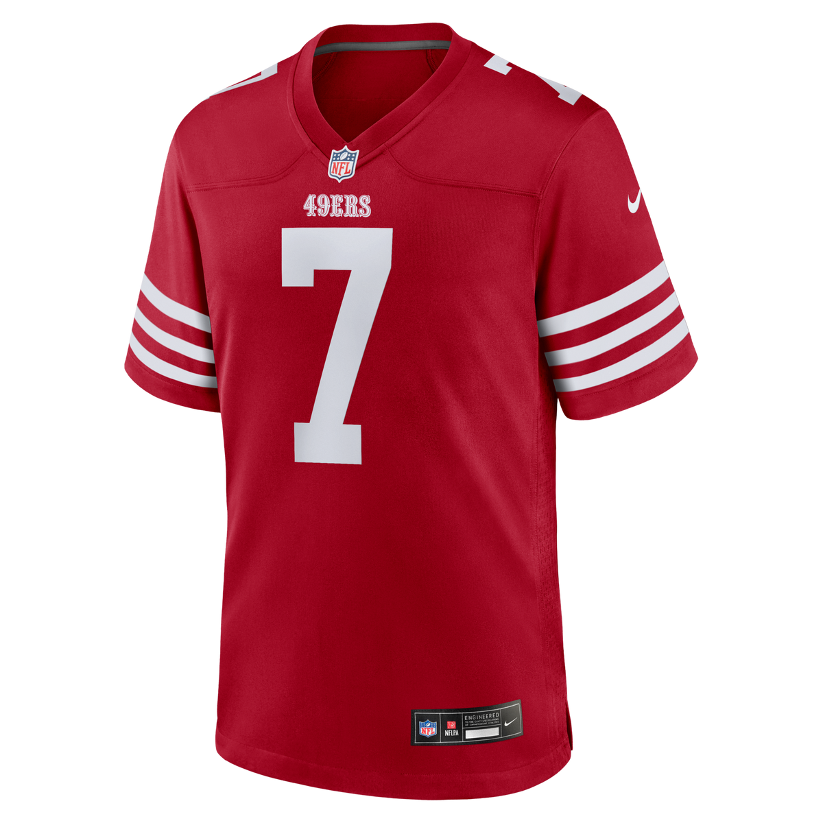 San Francisco 49ers Thomas Morstead Scarlet Team Game Football Jersey
