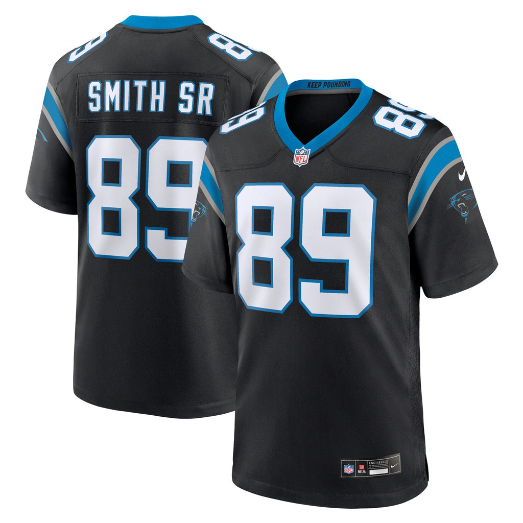 Carolina Panthers Steve Smith Sr. Black Retired Player Game Football Jersey
